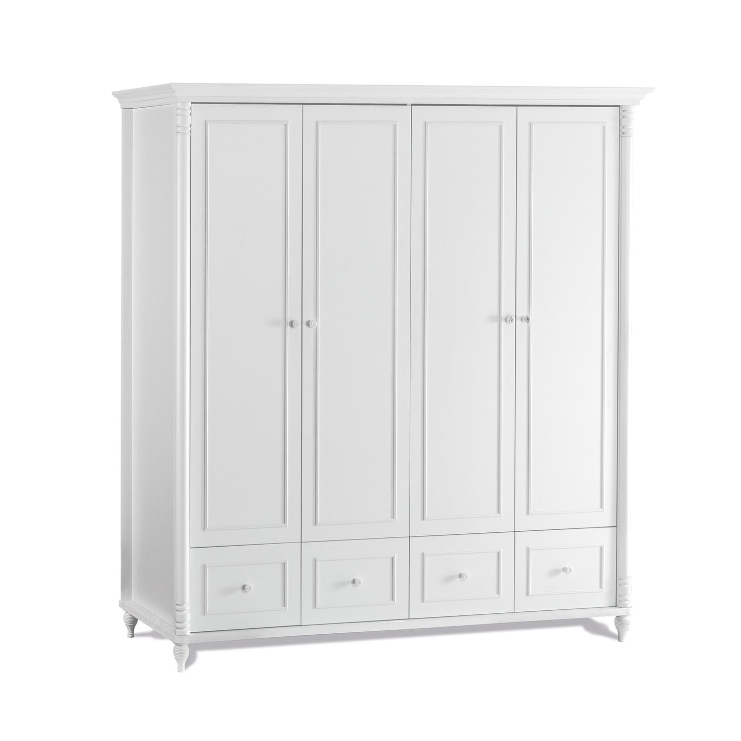 Nil Viertürenschrank mit Schubladen