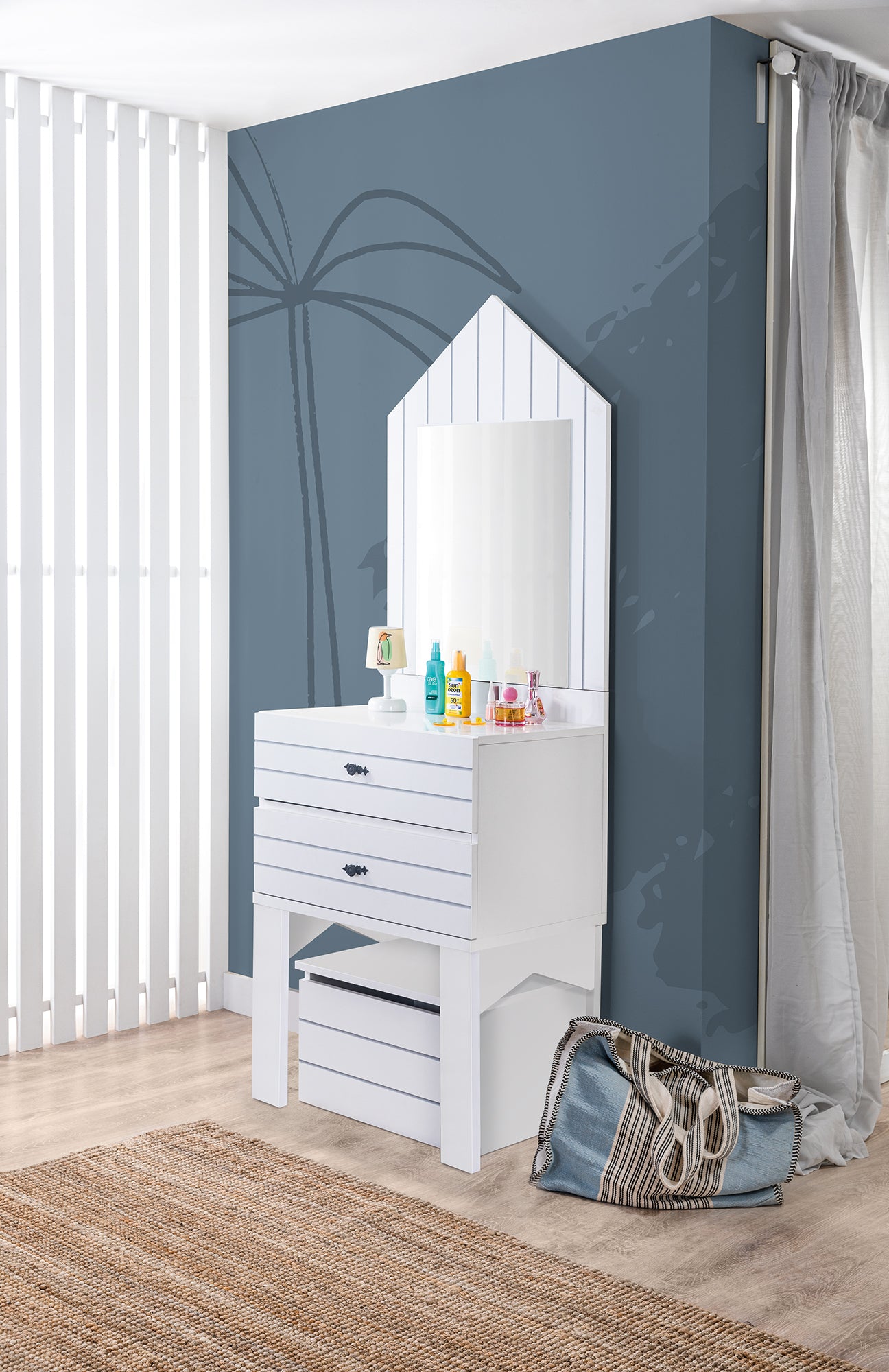 Miami Pouf/Spielzeugkasten