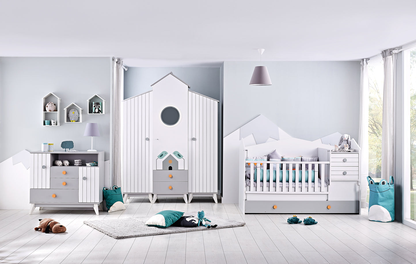 Bird House Mitwachsendeskinderbett