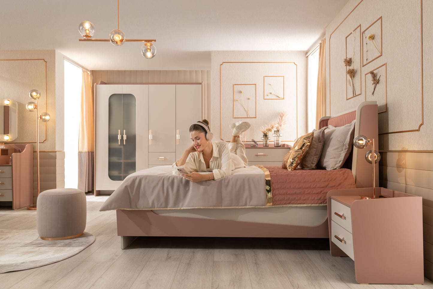 Estella Bett mit Stauraum