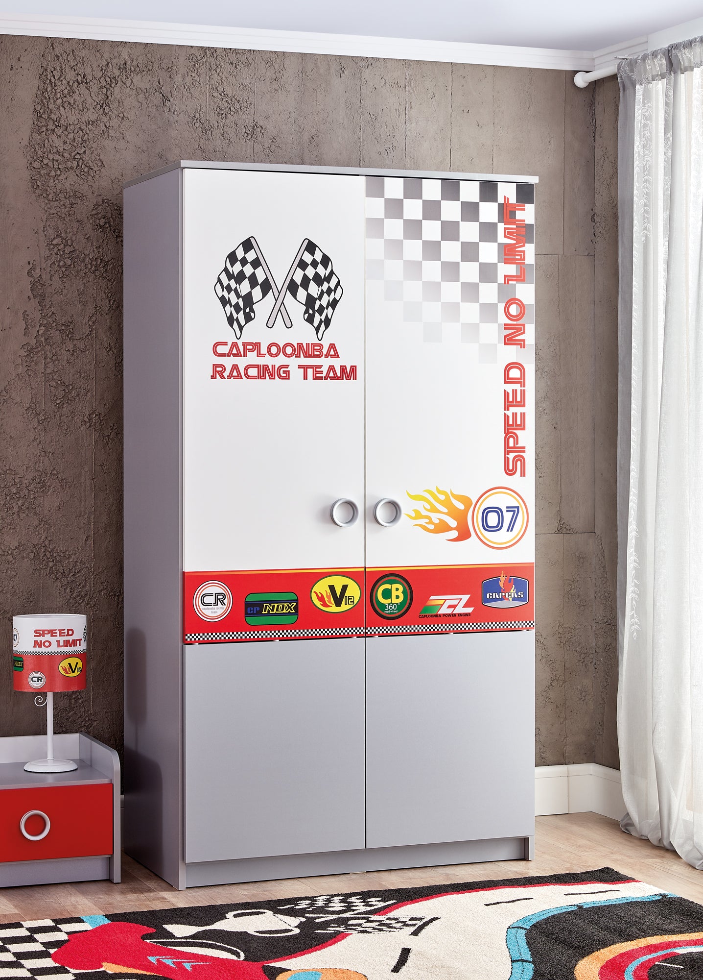Turbo Cap Zweitürenschrank